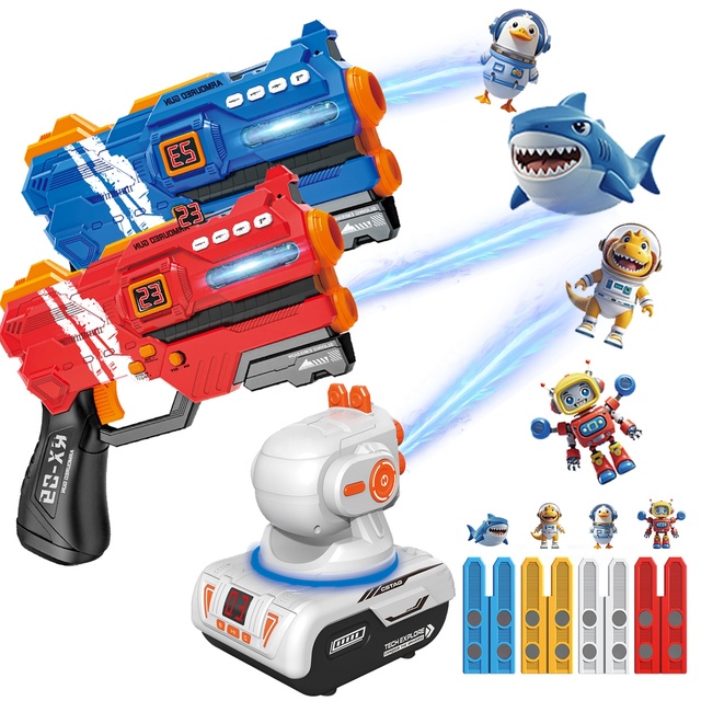 DWI Dowellin Infrared Laser Tag Gun Projector Electronics Shooting Games Toys Gun for Kids Shooting Battle Game with Target