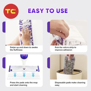 Premium monouso Multi-superficie Powermop <span class=keywords><strong>ricariche</strong></span> per <span class=keywords><strong>swiffer</strong></span> Power Mop pastiglie per la pulizia del pavimento accessori - Product Image 4