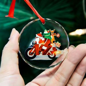 Ornements de Noël en cristal transparent K9 luxueux, décorations personnalisées magnifiques avec boîte cadeau personnalisée - Product Image 1