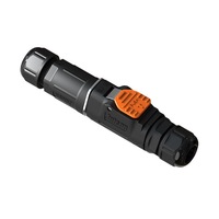 Connecteur MJ20 personnalisable étanche pour l'aviation, 3 broches, prise mâle/femelle, boîtier en laiton plaqué or, connexion rapide