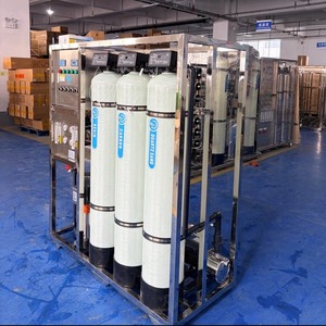 Système de filtration d'eau par osmose inverse commercial 500LPH en acier inoxydable certifié ISO CE pour hôtels et restaurants, auto-nettoyant, faible consommation d'eau usée, OEM - Product Image 4