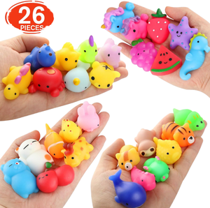 Juguetes Blandos Kawaii de Animales, Plástico No Tóxico, Antiestrés para Niños, Regalos para Fiestas y Graduaciones - Product Image 1