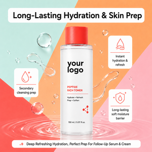 Tónico Facial de Uso Diario con Péptidos de Colágeno, Hidratante, Nutritivo, Repara la Barrera Cutánea Dañada, Mejora la Piel Opaca, Suave y Refrescante, Marca Privada - Product Image 2