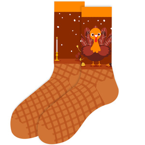 Xianghui Fashion Quality Cotton Fabric Comfortable Free Size Colorful Custom Unisex Crew <strong>Socks</strong> for Men and Women - Product Image 3