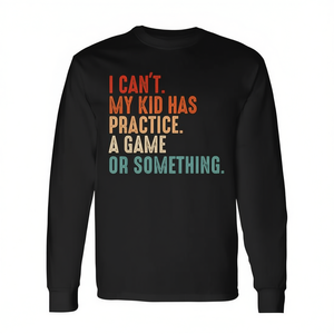 Camiseta de Béisbol de Manga Larga para Niños 'No puedo, mi hijo tiene práctica o un juego' - Producto Promocional - Product Image 2