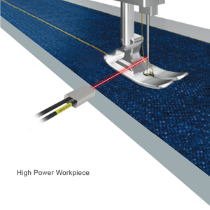 Sonde de capteur à fibre optique haute puissance Senpum, à réflexion diffuse, faisceau focalisé, résistance flexible, pour FU-40 - Product Image 5