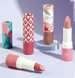 Tubo de embalaje de desodorante en barra de papel roll-on ovalado biodegradable respetuoso con el medio ambiente para lápiz labial maquillaje papel artesanal embalaje cosmético - Product Image 2