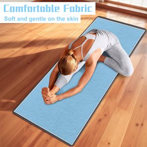 <span class=keywords><strong>Serviette</strong></span> de yoga avec points antidérapants, <span class=keywords><strong>serviette</strong></span> de yoga absorbante pour le yoga chaud, le Bikram, le Pilates et le fitness - Product Image 4