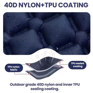 Camping Sleeping Pad Ultra-light Self-Inflating Built-in Foot Pump Durable <b>Waterproof</b> Moisture-Proof Outdoor Air Mattress - Product Image 4
