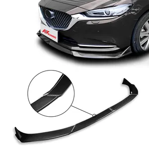 For 2019-2021 Mazda 6 Atenza Carbon Look Front Bumper Body Kit Spoiler Lip 3PCS