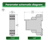 Nouveau Relais de Surveillance de Tension Triphasé Schneider RM22TR33 5A, Relais de Contrôle Harmonie, Relais de Défaillance de Phase
