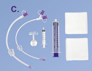 Kit de <span class=keywords><strong>gastrostomie</strong></span> <span class=keywords><strong>endoscopique</strong></span> <span class=keywords><strong>percutanée</strong></span> (GEP) jetable, tube d'alimentation en silicone, tube de <span class=keywords><strong>gastrostomie</strong></span> pour nutrition entérale - Product Image 4