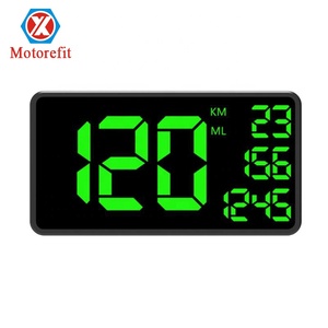 <span class=keywords><strong>Display</strong></span> HUD con Velocità in KM/h e MPH, Ampio Schermo con Avviso di Eccesso di Velocità, Tachimetro Digitale GPS <span class=keywords><strong>per</strong></span> Moto e <span class=keywords><strong>Auto</strong></span> - Product Image 1