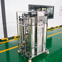 Filtro de Agua de Ósmosis Inversa Industrial de Acero Inoxidable de 500 LPH, Personalizado, de Bajo Costo Operativo, con Certificación CE, para Proyectos Gubernamentales