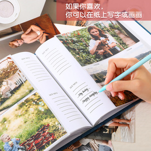 <span class=keywords><strong>Album</strong></span> Fotografico Personalizzato Grande Fai-da-Te, Autoadesivo, Copertina Rigida in Pelle, Impermeabile, Portatile, <span class=keywords><strong>200</strong></span> Pagine per <span class=keywords><strong>Foto</strong></span> Memorabili - Product Image 4
