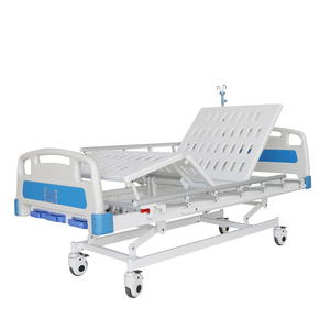 BESTRAN Hochwertiges Manuelles 3-Funktionen-Krankenhausbett Medizinisches Pflegebett mit Aluminiumlegierungs-Schienen für Klinik- und Stationengebrauch - Product Image 3