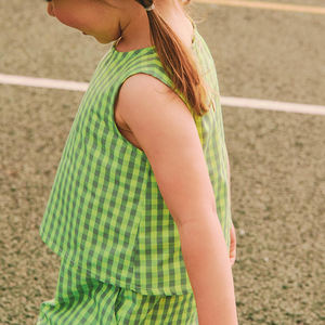 Nueva Colección de Ropa de Bebé a la Moda, Estilo Dulce de Verano, Conjunto de 2 Piezas para Niña, Logotipo Personalizado, Conjunto de Ropa Infantil - Product Image 1