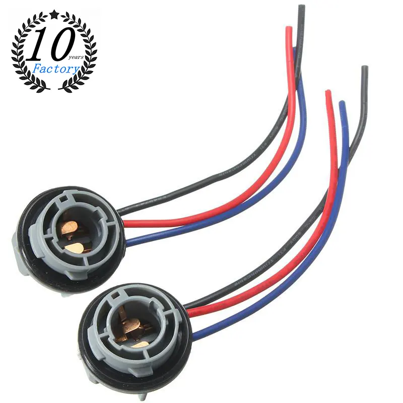 Skryth Soket Steker Bohlam 1156 Inci Adaptor Soket Harness untuk Bola Lampu LED Lampu Sein Lampu Mundur