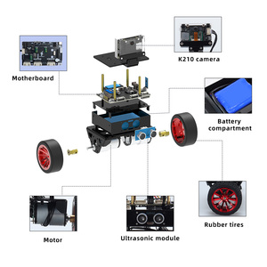 Tscinbuny STM32 AI 2WD 自己平衡型 スマートロボットカーキット アプリ制御モジュール バランスロボットキット ロボットスターターキット - Product Image 2