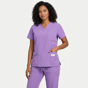 Uniformes Médicos de Primera Calidad para el Cuidado de la Salud, Traje de Enfermera para Hospital, Color Personalizado, Fabricante Mayorista - Product Image 1
