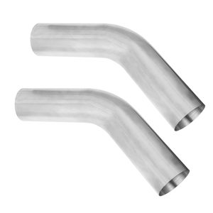 Tùy chỉnh 3 "3.5" 4 "5" inch 45 độ Tự làm ống xả U Ống T304 thép không gỉ trục gá uốn cong ống - Product Image 3