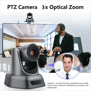 Système <span class=keywords><strong>de</strong></span> caméra PTZ flexible TONGVEO 1080P 60fps/4K avec zoom optique 3X et suivi automatique pour la vidéoconférence <span class=keywords><strong>en</strong></span> <span class=keywords><strong>ligne</strong></span> des églises - Product Image 3