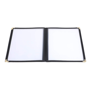 Libro de cubiertas transparentes <span class=keywords><strong>para</strong></span> menú de restaurante, cubierta transparente de PVC, apto <span class=keywords><strong>para</strong></span> tamaño A4, 4 páginas, 8 - Product Image 5
