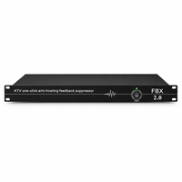 FBX2.0 Penghancur Umpan Balik Suara Digital 2 in 2 Out Mikrofon Anti Peluit Prosesor Suara ProAudio Penghancur Umpan Balik
