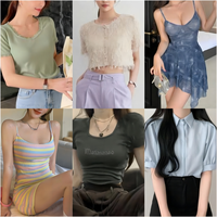 Robes pour Femmes Vêtements en Gros Paquets de Vêtements de Marque Robes Hauts T-shirts Balles de Vêtements