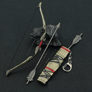 <span class=keywords><strong>God</strong></span> <span class=keywords><strong>of</strong></span> <span class=keywords><strong>War</strong></span> - Modelo de Juguete Metálico, Arco y Flecha de Atreus Aesir, 18 cm, 119 g, Aleación de Zinc, Llaveros, Nueva Edición - Product Image 4