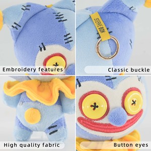 Llavero <span class=keywords><strong>de</strong></span> Peluche Personalizado <span class=keywords><strong>de</strong></span> Caja Sorpresa, Personaje <span class=keywords><strong>de</strong></span> <span class=keywords><strong>Halloween</strong></span> Joker, Juguete Suave Kering para Bolsa, Peluches Divertidos <span class=keywords><strong>de</strong></span> Payaso - Product Image 3