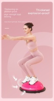 Équipement d'exercice à domicile, ballon d'équilibre Pilates, entraîneur de fitness, demi-ballon de yoga, ballon d'exercice de gym avec pompe