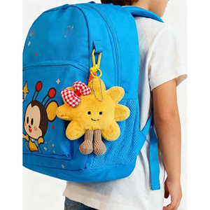 Llaveros de peluche de sol personalizados al por mayor con lazo, llavero de sol Kawaii, excelentes regalos para mochilas, bolsos y dijes. - Product Image 6