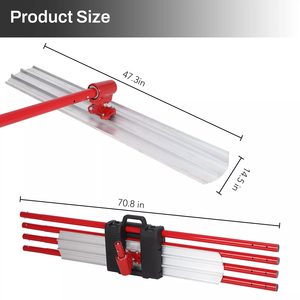 เกรียงคอนกรีตพร้อมกล่องเก็บของ48 "* 8" อลูมิเนียมอัลลอยด์แมกนีเซียม - Product Image 3