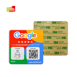 Tùy chỉnh in ấn Google Cảm ơn bạn đánh giá thẻ Sticker WhatsApp Instagram thẻ PVC tiktok NFC <span class=keywords><strong>Tag</strong></span> nút hành động - Product Image 4