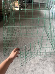 Trapezoid Base Gabion Pens Flying Pen Square Hole Low-Carbon Iron <b>Wire</b> Welded <b>Mesh</b> 1.5mm-2.0mm - Product Image 6