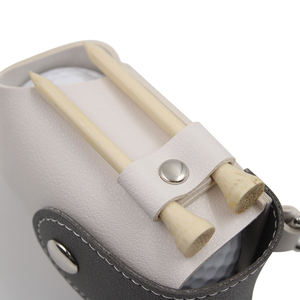 Accessoire <span class=keywords><strong>de</strong></span> collecteur <span class=keywords><strong>de</strong></span> balles <span class=keywords><strong>de</strong></span> golf en cuir PU personnalisé équipement <span class=keywords><strong>de</strong></span> sport portable pour transporter des balles <span class=keywords><strong>de</strong></span> golf - Product Image 5