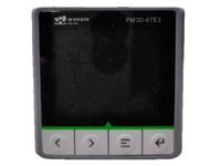 Compteur numérique triphasé avec écran LED rétroéclairé, installation facile par clipser pour armoires électriques et tableaux de distribution