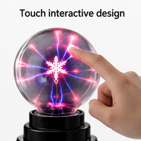 Jouet éducatif interactif pour enfants : Boule de plasma à effet flocon de neige pour la science en classe