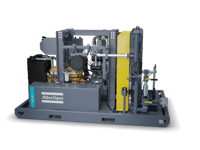 Compresseur portable Atlas Copco Air Booster 1000 Psi monté sur châssis B4-41 pour la forage de puits d'eau en location