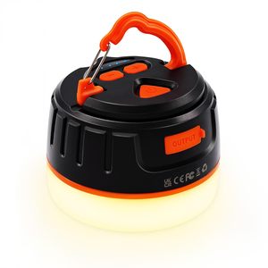 Linterna de Camping Recargable de 6400 mAh, Lámpara LED para Tienda de Campaña, Resistente al Agua IPX5, Salida USB, Lámpara de Emergencia para Senderismo - Product Image 1