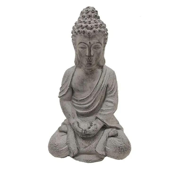 手作りの人間の形宗教瞑想仏像禅仏彫刻MGO大像庭の装飾像