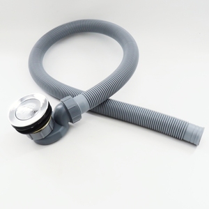 Cubo de madera, lavabo inferior, <span class=keywords><strong>tubo</strong></span> de drenaje telescópico, bañera extendida de plástico, desodorante para fregona de piscina, tubos de plástico Premium - Product Image 1