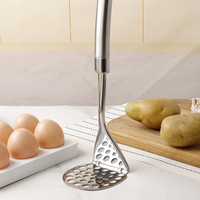 Zware Professionele Roestvrijstalen Groentestamper Handmatige Pers Keukengereedschap Koken Aardappelen Fruit Gebruiken Handmatige Hand