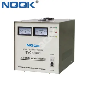 3KVA 3000w 3kw entièrement automatique monophasé de contrôle de moteur servo stabilisateur de tension à la maison