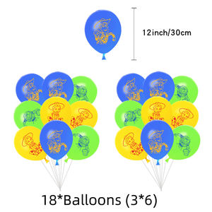 2024 dessin animé chaud <span class=keywords><strong>Toy</strong></span> <span class=keywords><strong>Story</strong></span> thème bannière Latex ballon ensemble gâteau Plugins joyeux <span class=keywords><strong>anniversaire</strong></span> enfants <span class=keywords><strong>d</strong></span>écorer fête fournitures - Product Image 3
