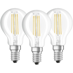 Osram 4 Вт светодиодные грушевые лампы E14 розетка естественного света 4000K в упаковке 3 шт. - Product Image 1