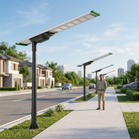 Lampadaire solaire LED JKC FX, indice de protection IP65, angle de faisceau de 140°, garantie de 3 ans, démontage et transport faciles, éclairage multiple