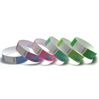 Usine En Gros Pas Cher Personnalisé Papier Bracelets Bracelet Vip Unique Numéroté Tyvek Bracelets