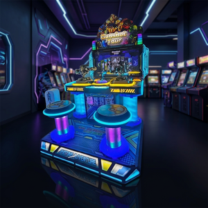 Máquina de Arcade de Tiro con Pistola, Comercial, Operada con Monedas, Interactiva para 2 Jugadores, Simulador de Viaje de Tirador Preciso - Product Image 6